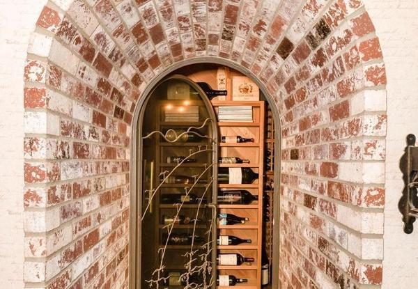 Wine cellar entry.